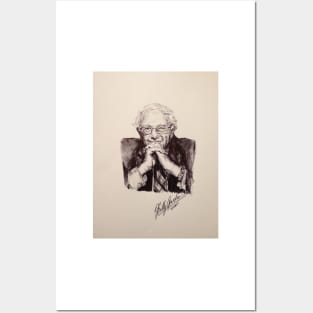 Bernie Sanders Portrait Posters and Art